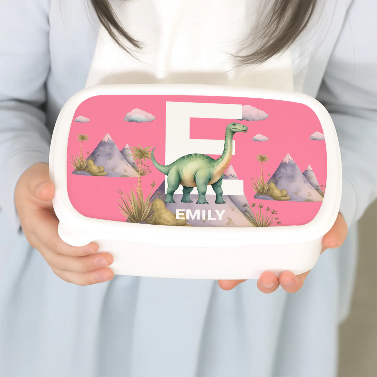 Cute Dinosaur - Personalized Custom Lunch Box - Image 2