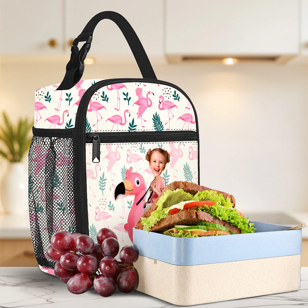 Cute Kid Fantasy Friends - Personalized Custom Insulated Lunch Bag - Image 2