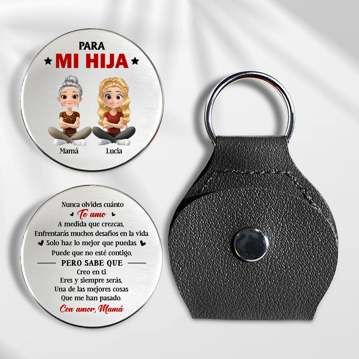 Da Siempre Lo Mejor De Ti Hija - Abrazo De Bolsillo Personalizado