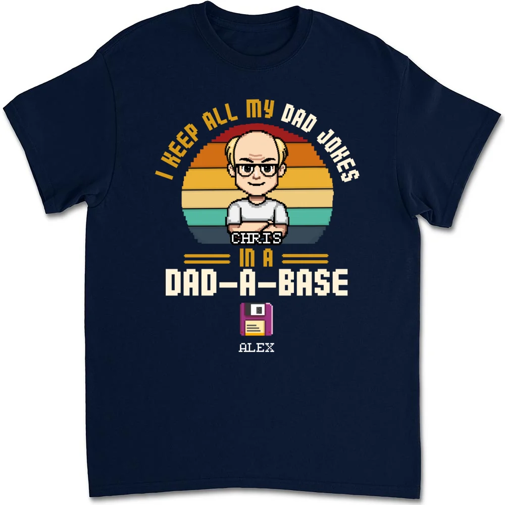 Dad A Base - Personalized Custom Shirt - Image 9