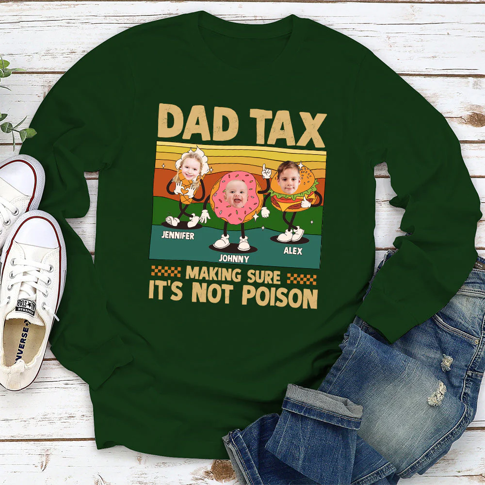 Dad Bite Check - Personalized Custom Shirt - Image 6