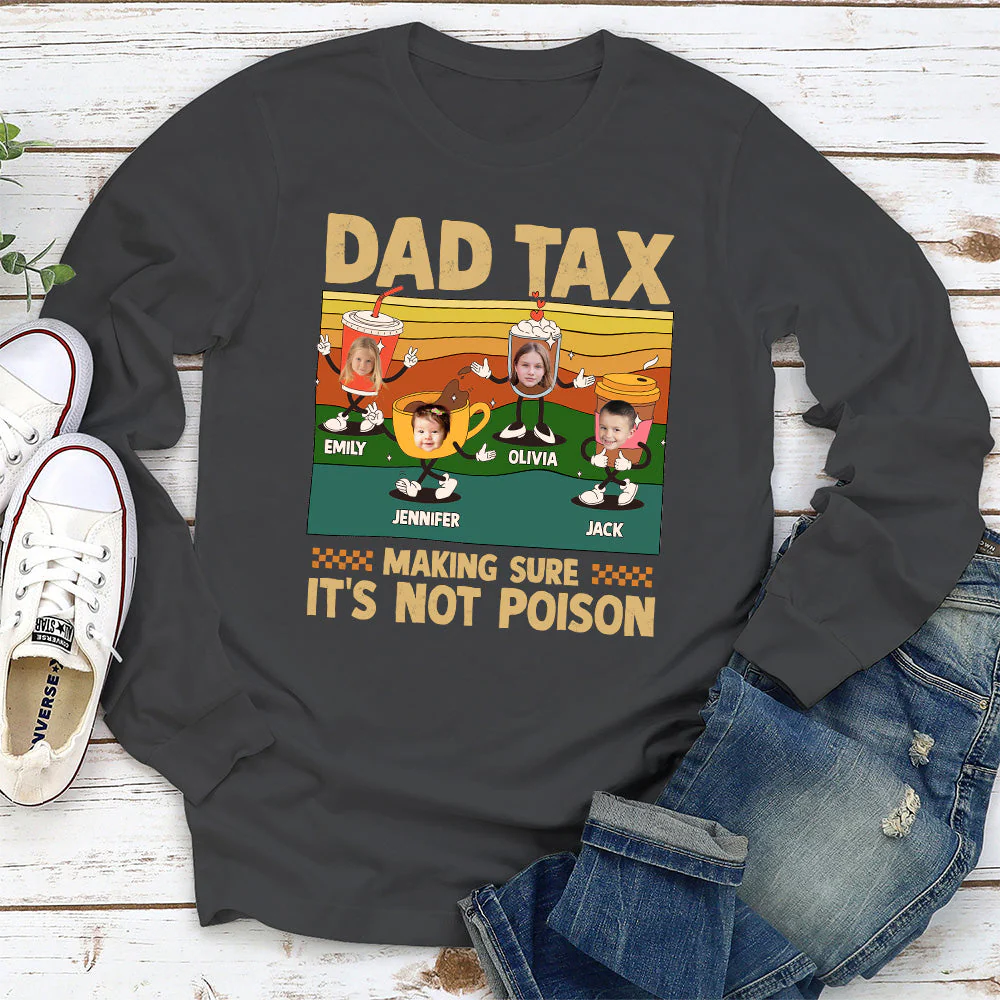 Dad Bite Check - Personalized Custom Shirt - Image 8