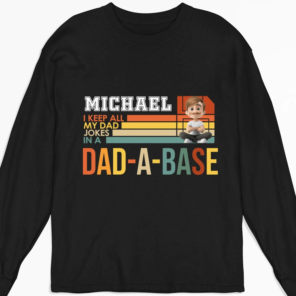 Dad Jokes On File - Personalized Custom Shirt - Image 10