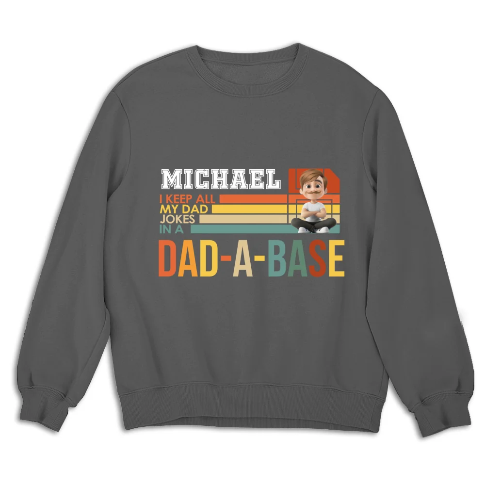 Dad Jokes On File - Personalized Custom Shirt - Image 14