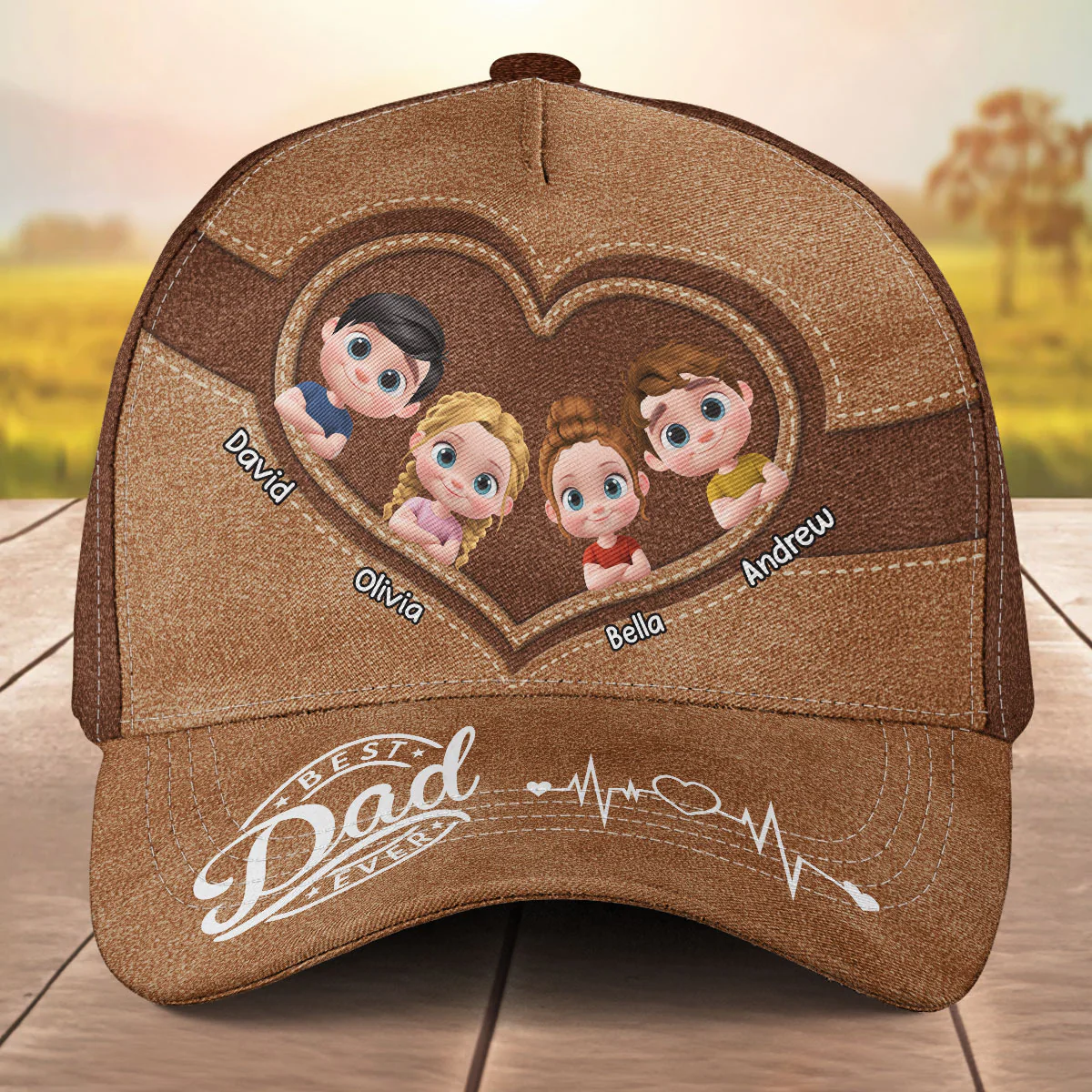 Dad Of The Year Today - Personalized Custom Classic Cap