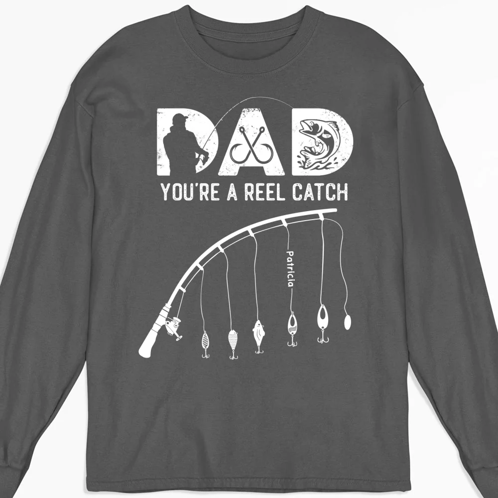 Dad Reel Catch - Personalized Custom Shirt - Image 10