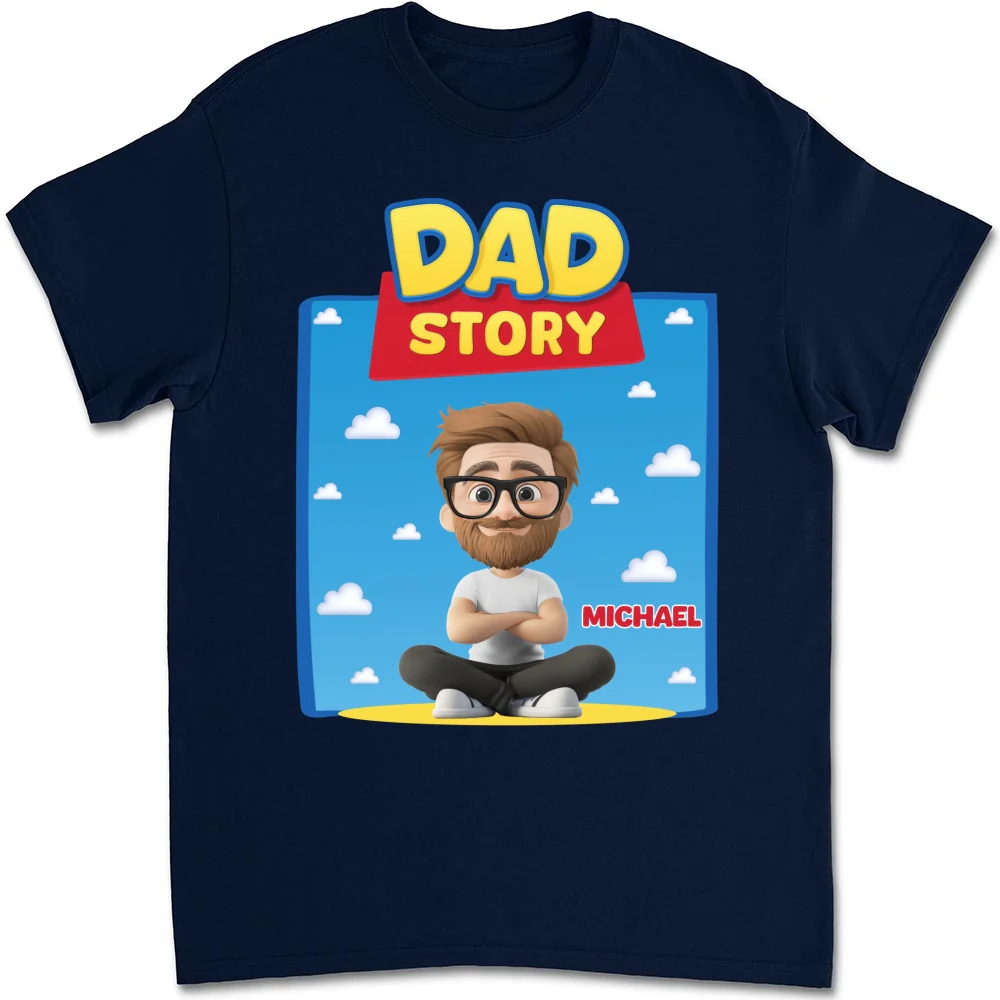 Dad Story - Personalized Custom Shirt - Image 8