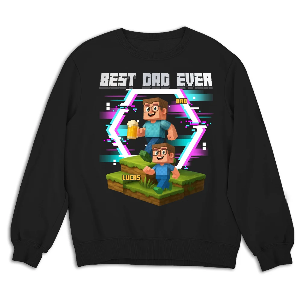 Daddy And Kids - Personalized Custom Shirt - Image 12