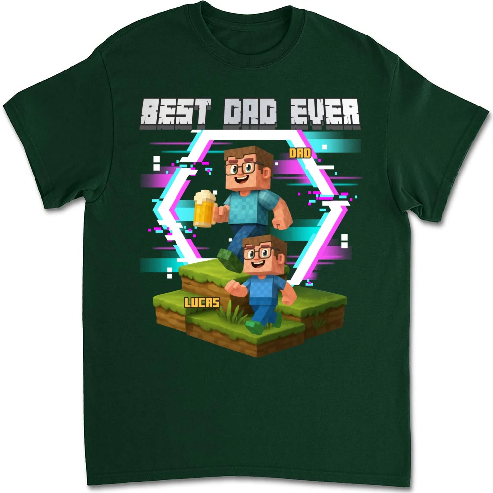 Daddy And Kids - Personalized Custom Shirt - Image 7