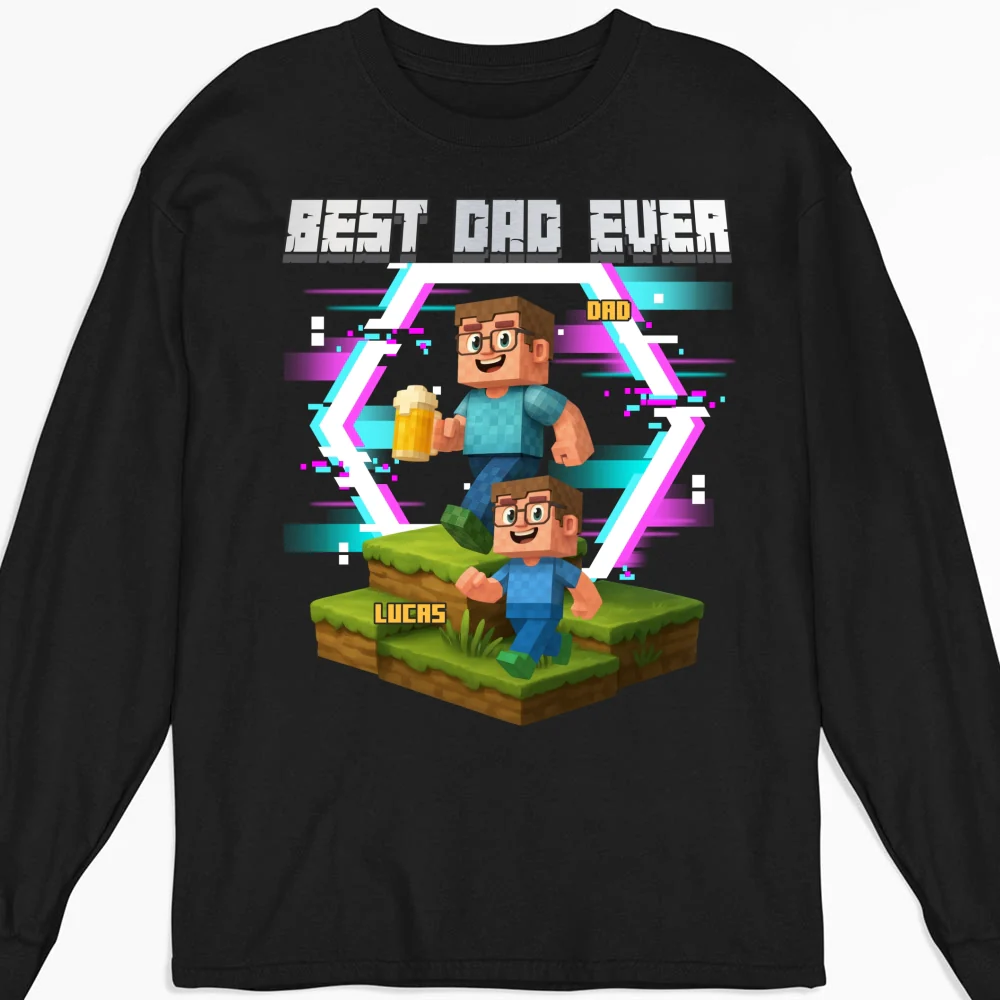 Daddy And Kids - Personalized Custom Shirt - Image 9