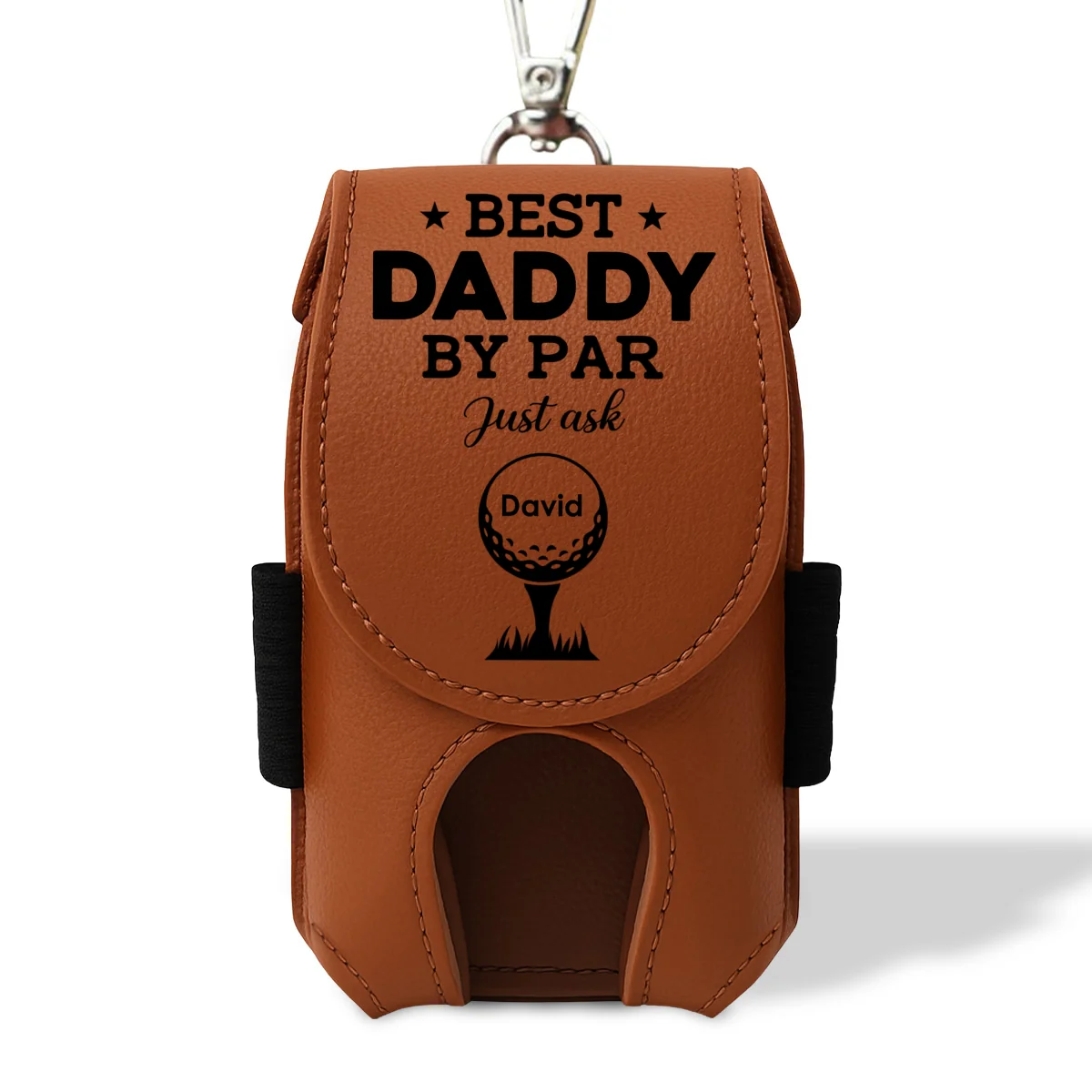 Daddy By Par - Personalized Custom Golf Ball Bag - Image 8