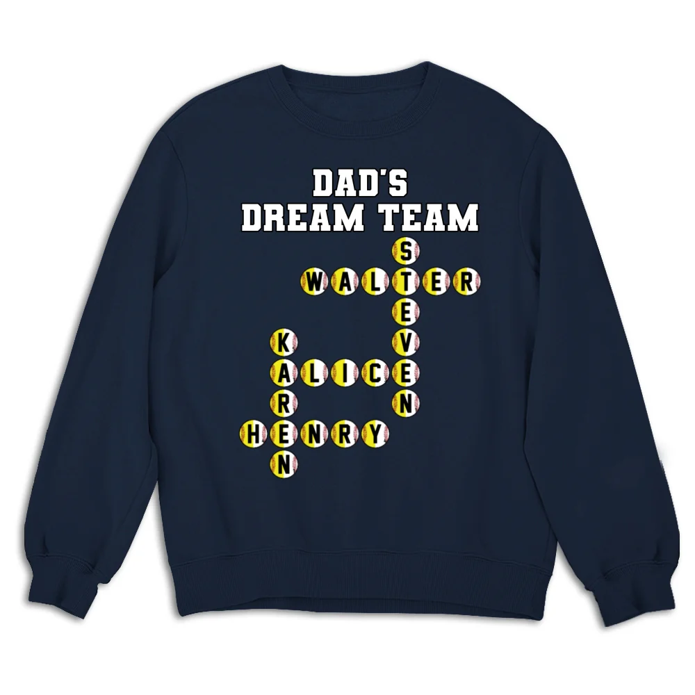 Daddy Dream Team - Personalized Custom Shirt - Image 15