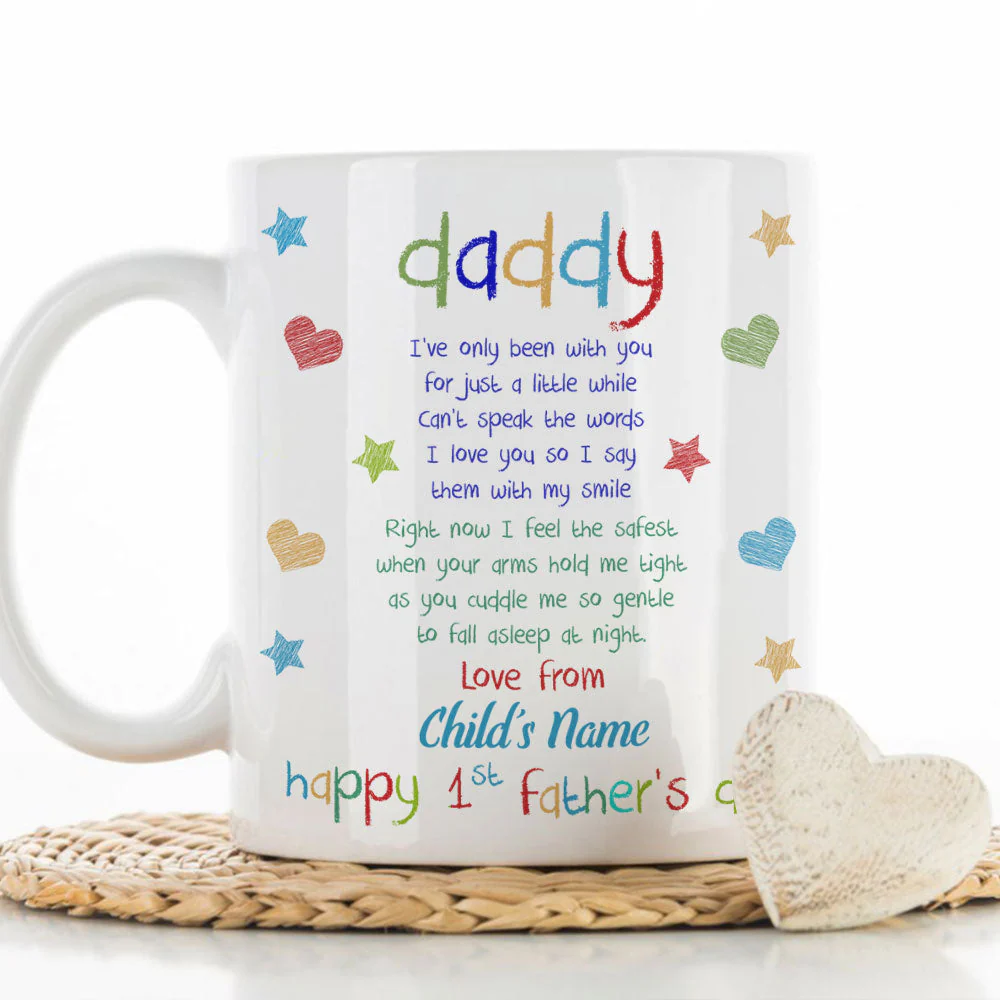 Daddy Hold Me - Personalized Custom Coffee Mug - Image 3
