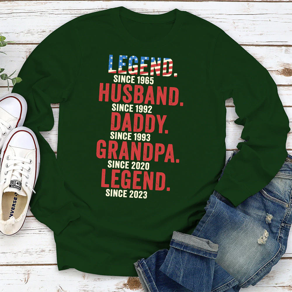 Daddy Is A Legend  - Personalized Custom Shirt - Image 2