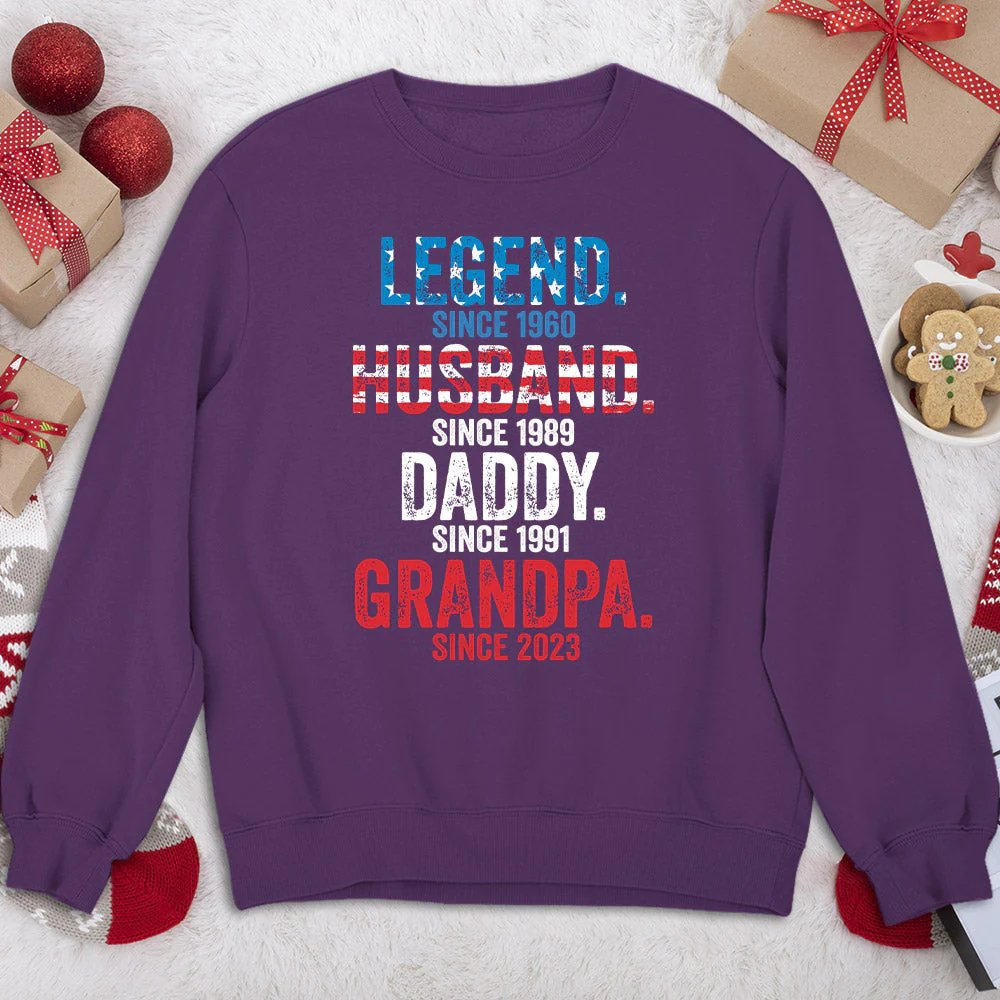 Daddy Is A Legend Version 3 - Personalized Custom Shirt - Image 5