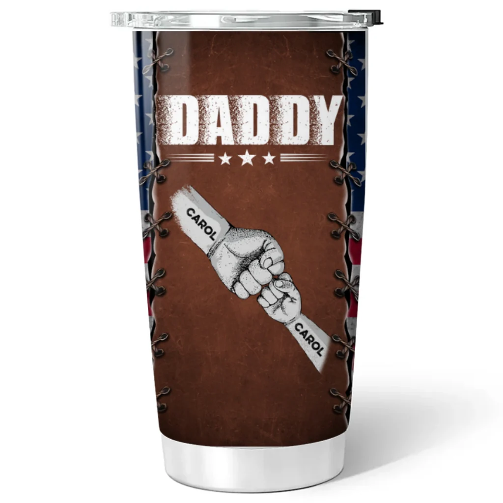 Daddy Power - Personalized Custom Tumbler - Image 6