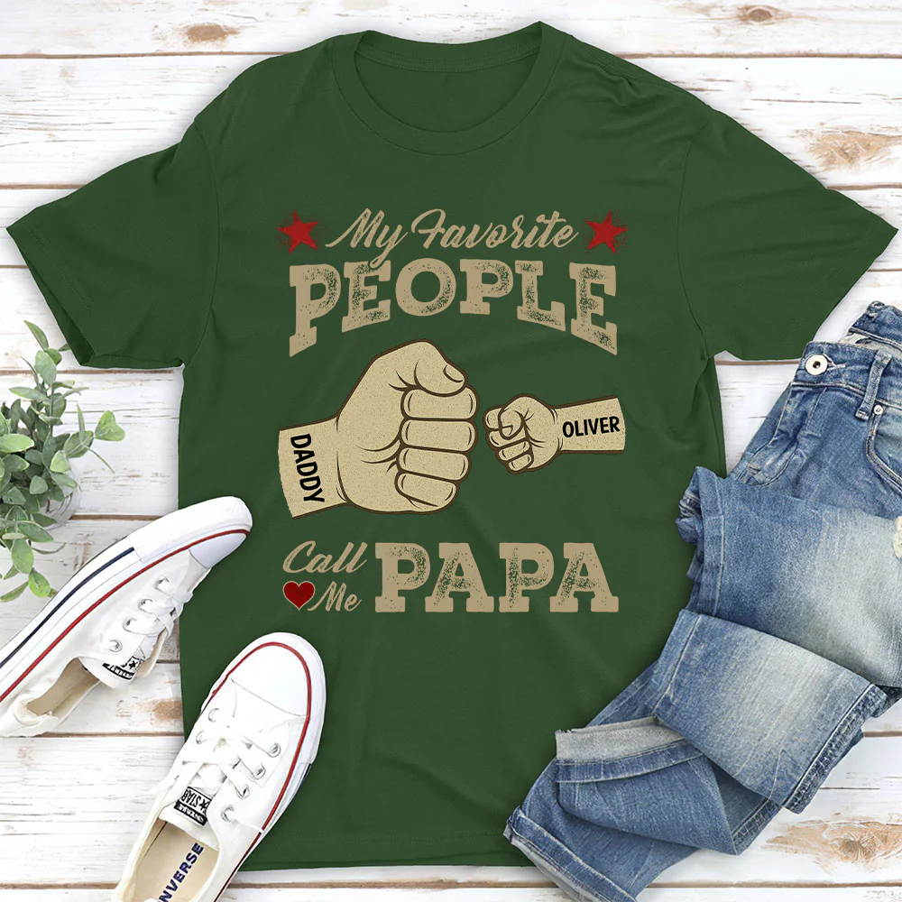 Daddy Team - Personalized Custom Shirt - Image 4