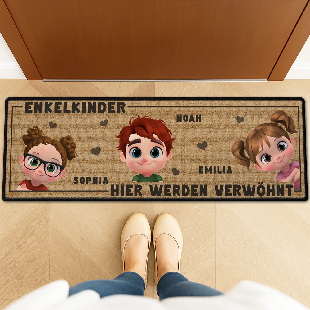 Das Leben Ist Besser Mit Enkeln – Personalisierter Läuferteppich - Image 4