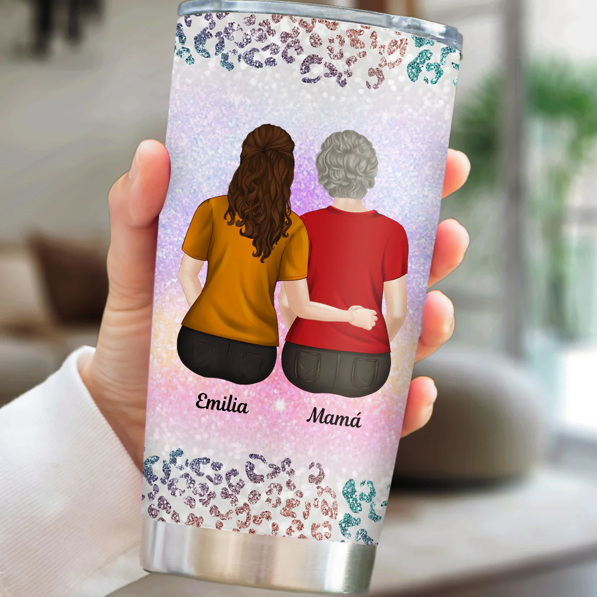 De Mamá a Hija Increíble - Vaso Personalizado - Image 3