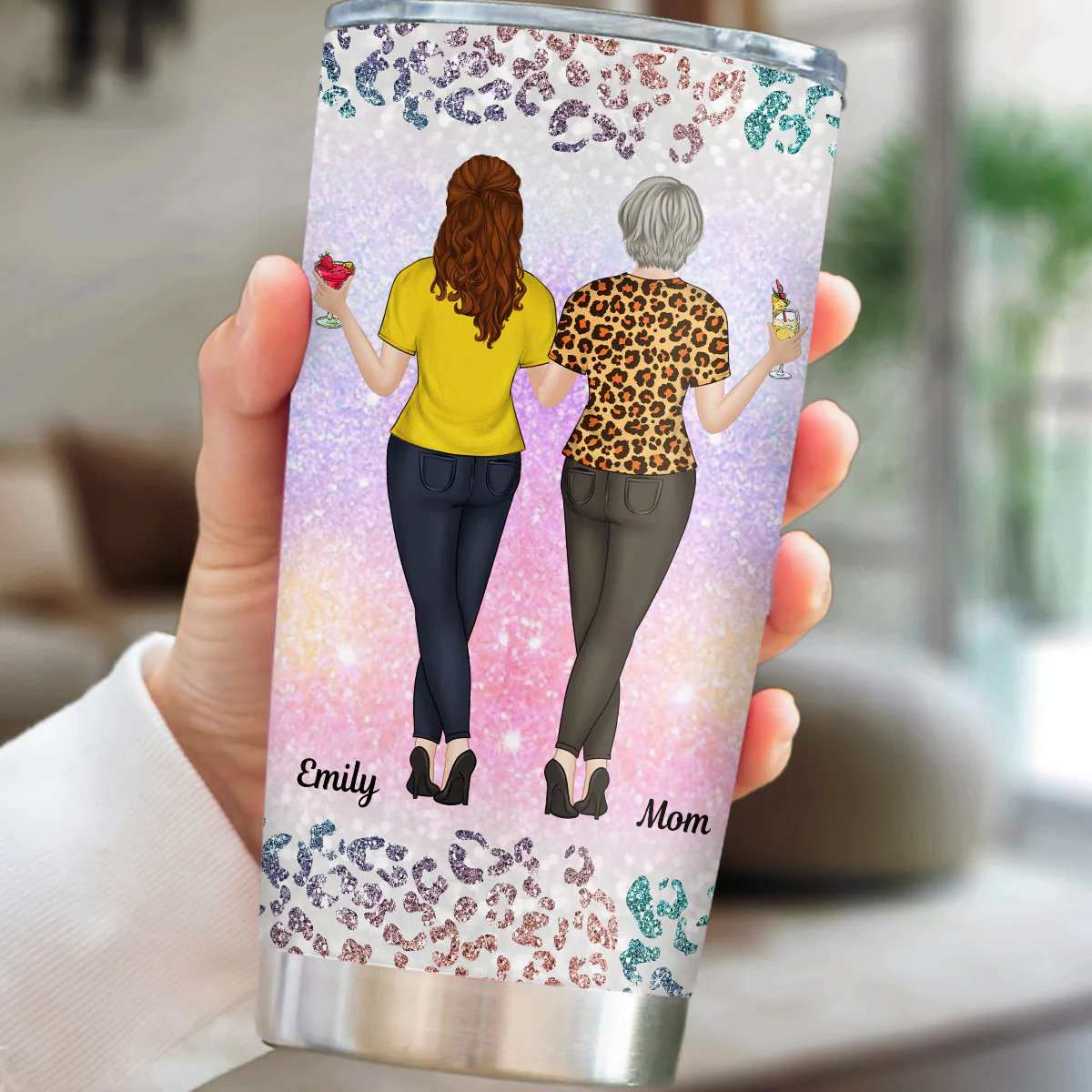 Dear Daughter Keep Slaying - Personalized Custom Tumbler - Image 3