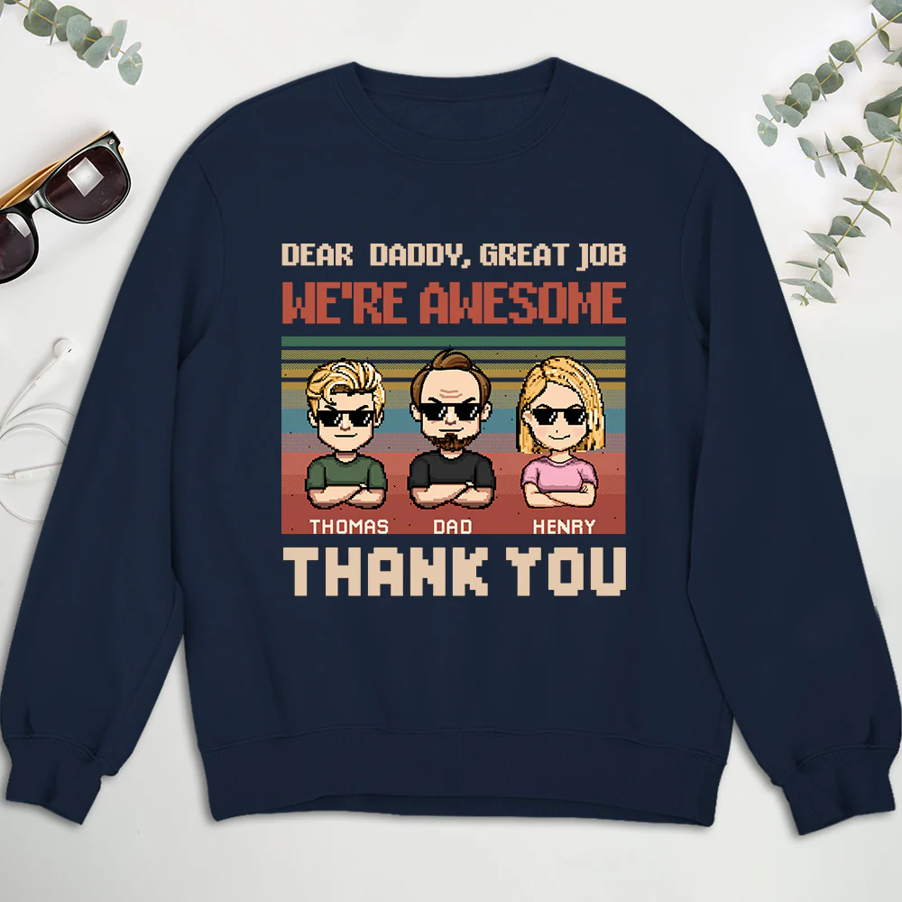 Dear Father I Am Awesome - Personalized Custom Shirt - Image 10