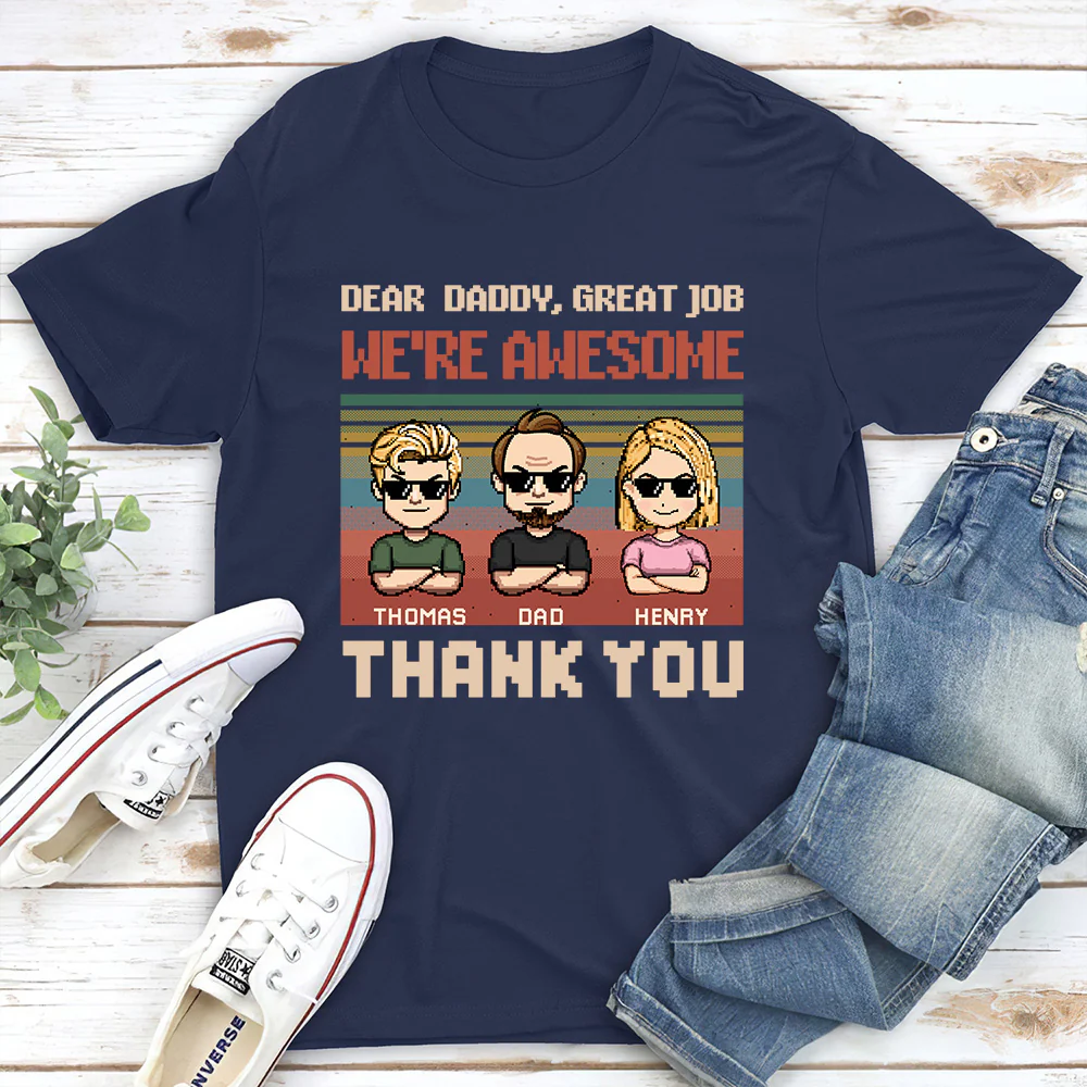 Dear Father I Am Awesome - Personalized Custom Shirt - Image 2