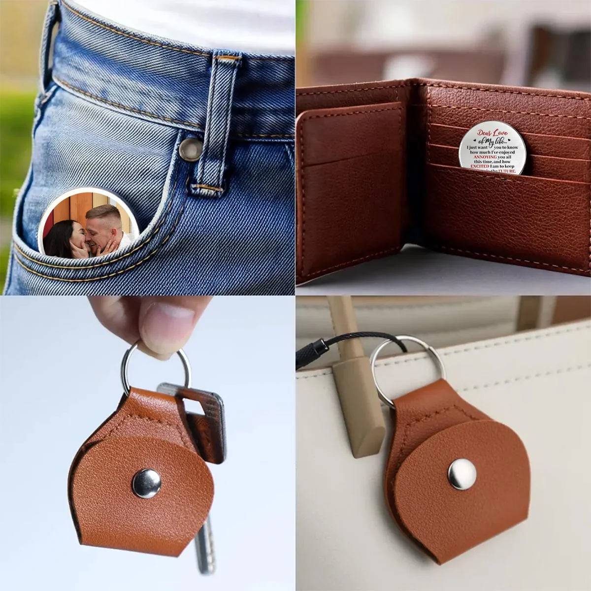 Dear Love Of My Life - Personalized Custom Pocket Hug - Image 2