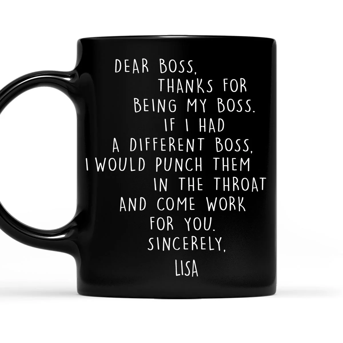 Dear My Boss - Personalized Custom Coffee Mug