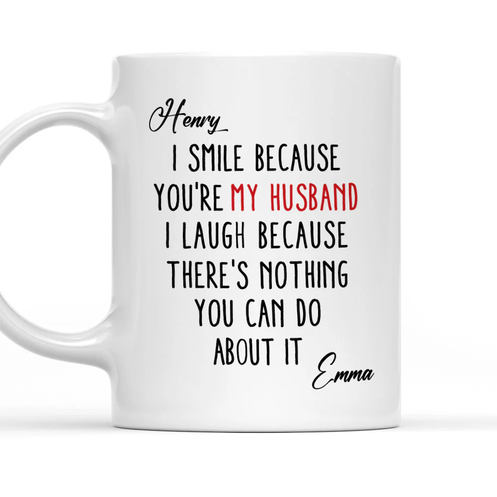 Dear My Husband - Personalized Custom Coffee Mug