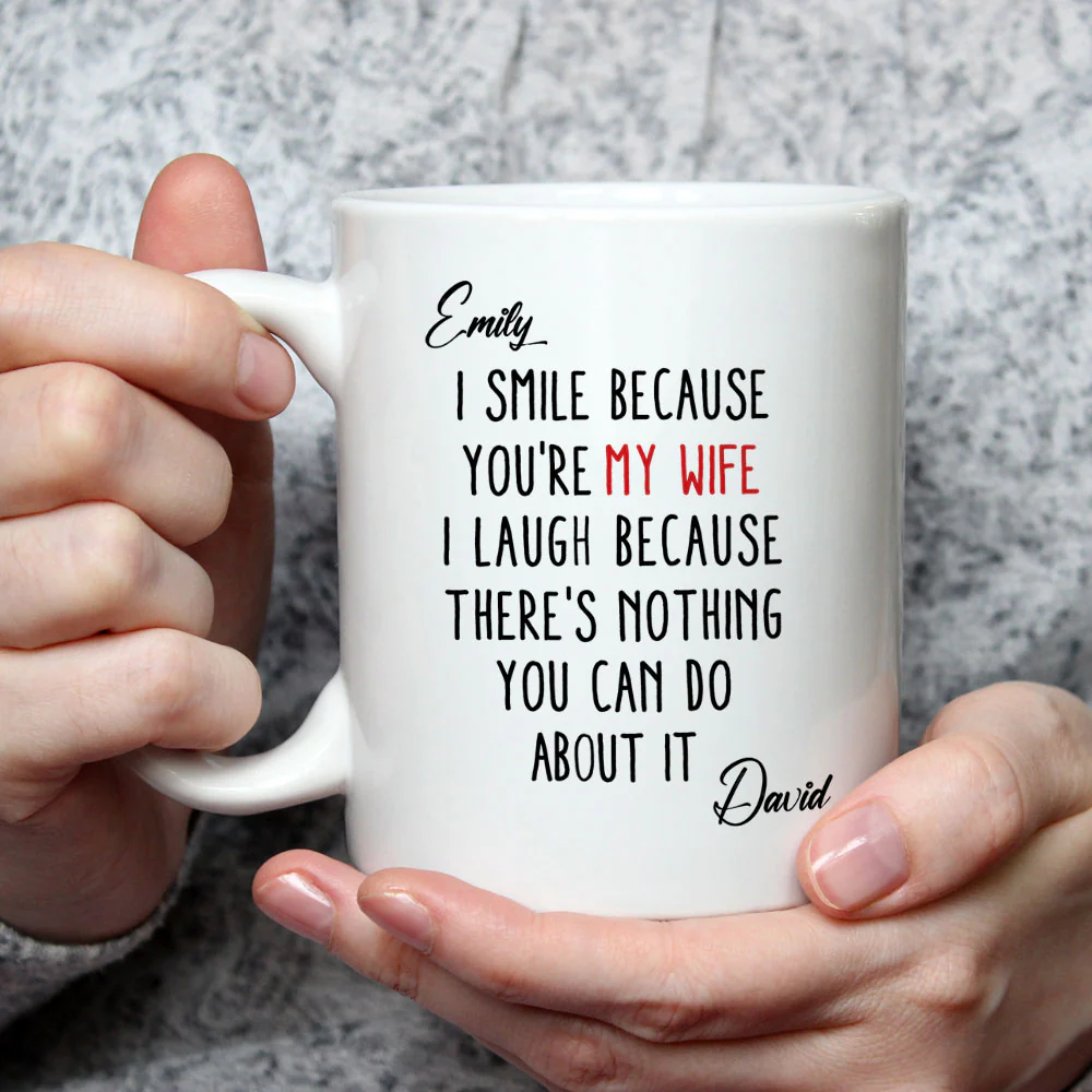 Dear My Husband - Personalized Custom Coffee Mug - Image 2