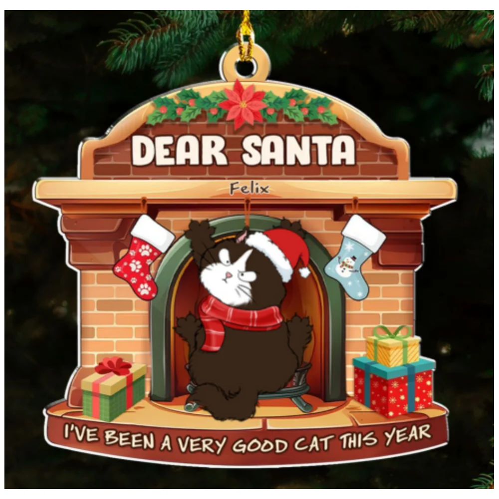 Dear Santa - Personalized Custom Acrylic Ornament - Image 6