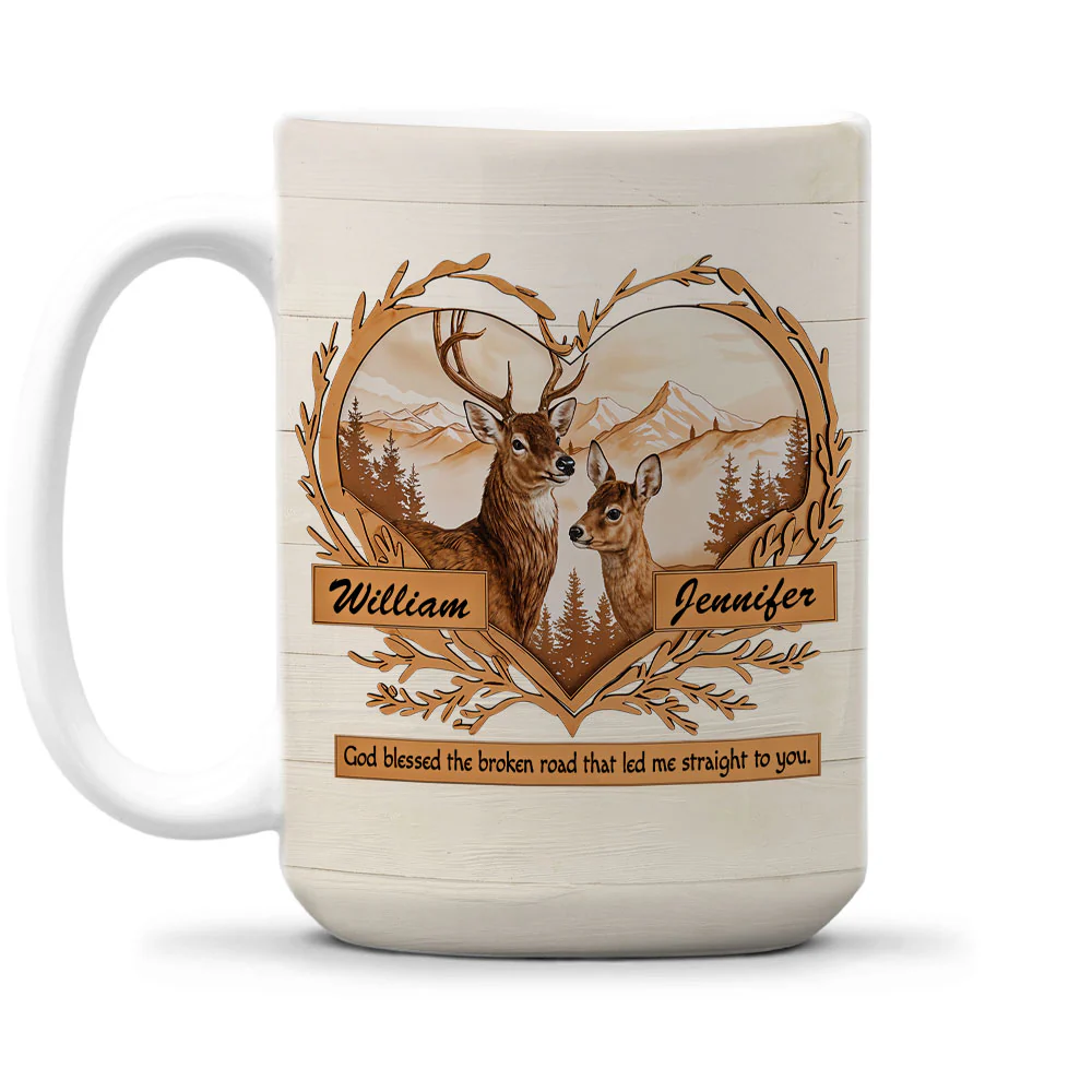 Deer Love - Personalized Custom Coffee Mug - Image 11
