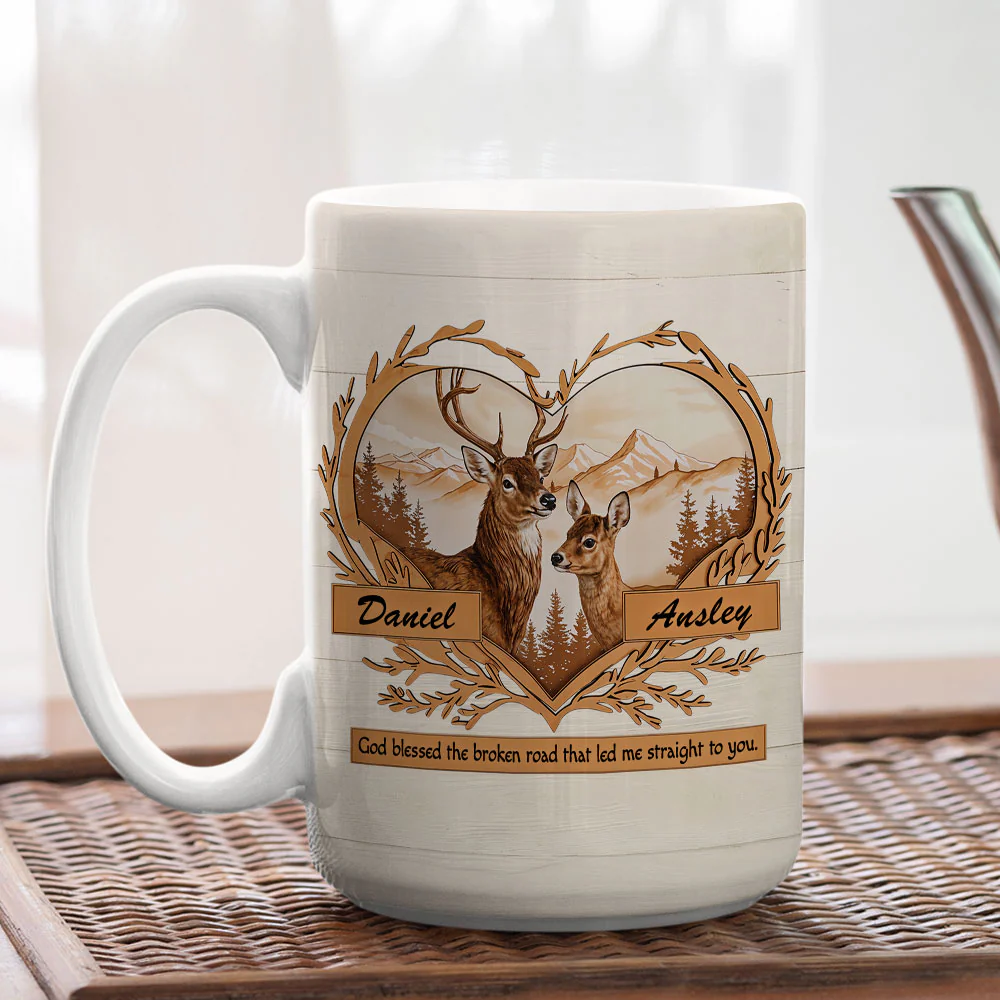 Deer Love - Personalized Custom Coffee Mug - Image 12