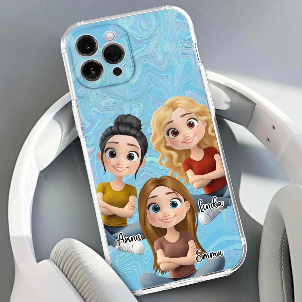 Delusional Girls - Personalized Custom Phone Case - Image 4