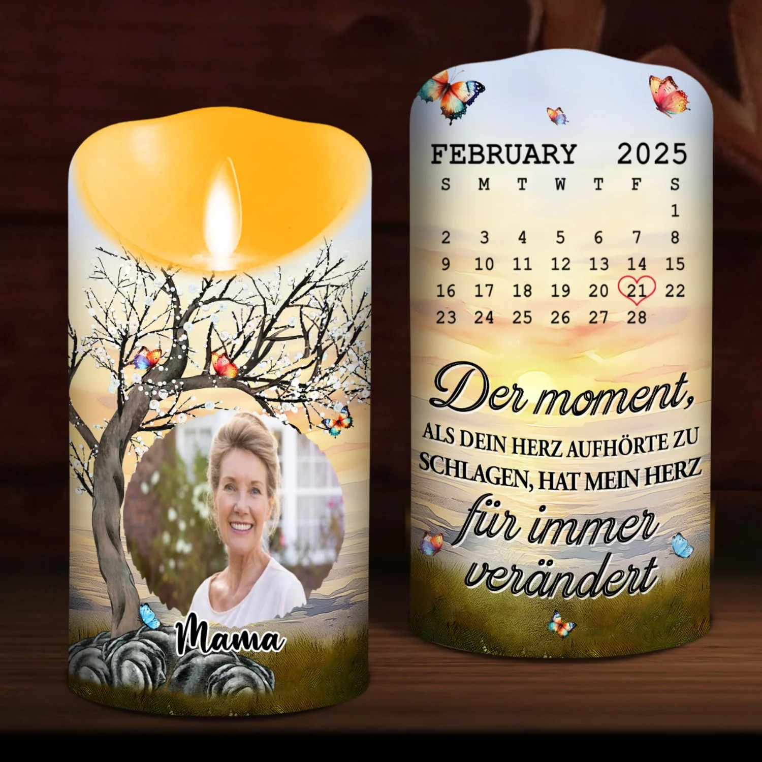 Der Moment - Personalisierte LED-Kerze - Image 7
