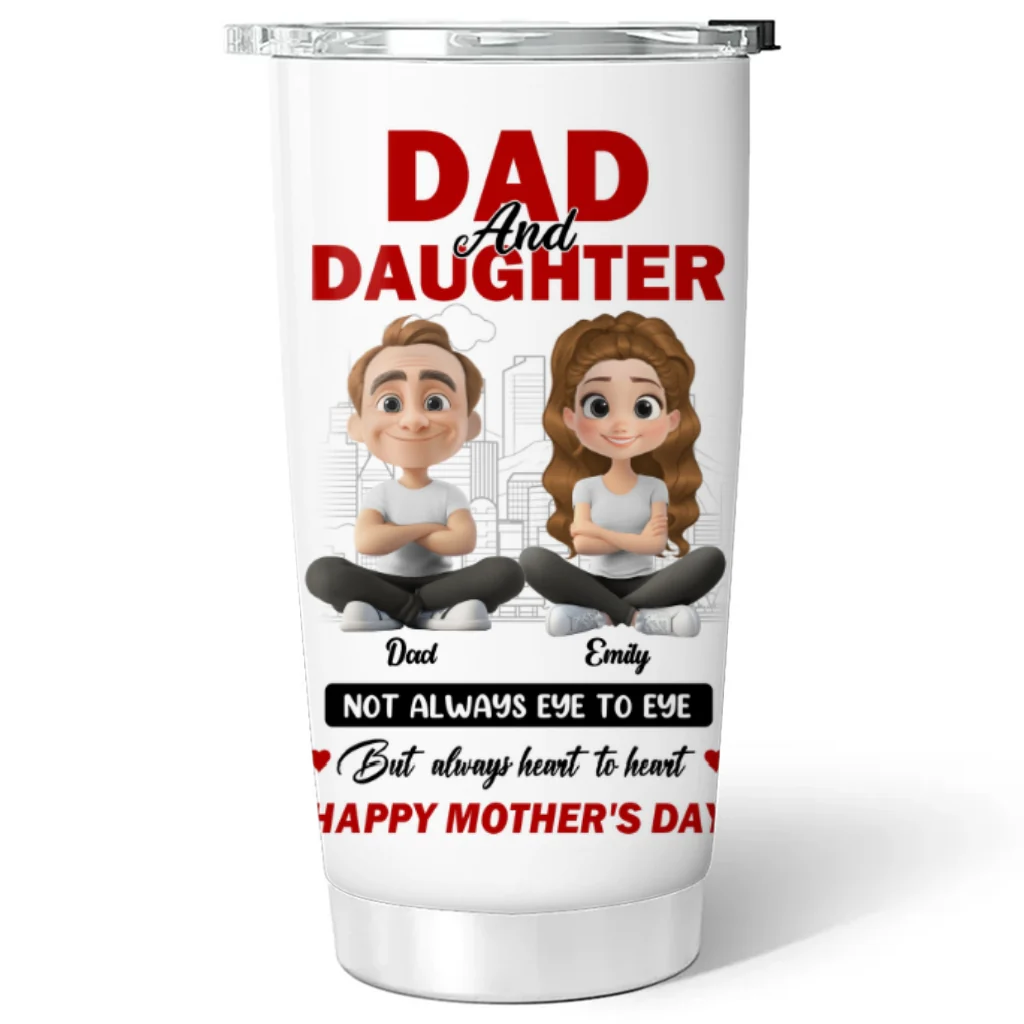Different Minds One Loving Bond - Personalized Custom Tumbler - Image 6
