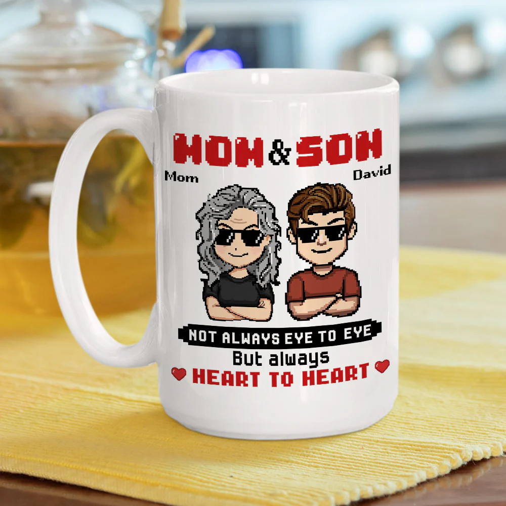 Different Views Same Love - Personalized Custom Coffee Mug - Image 7
