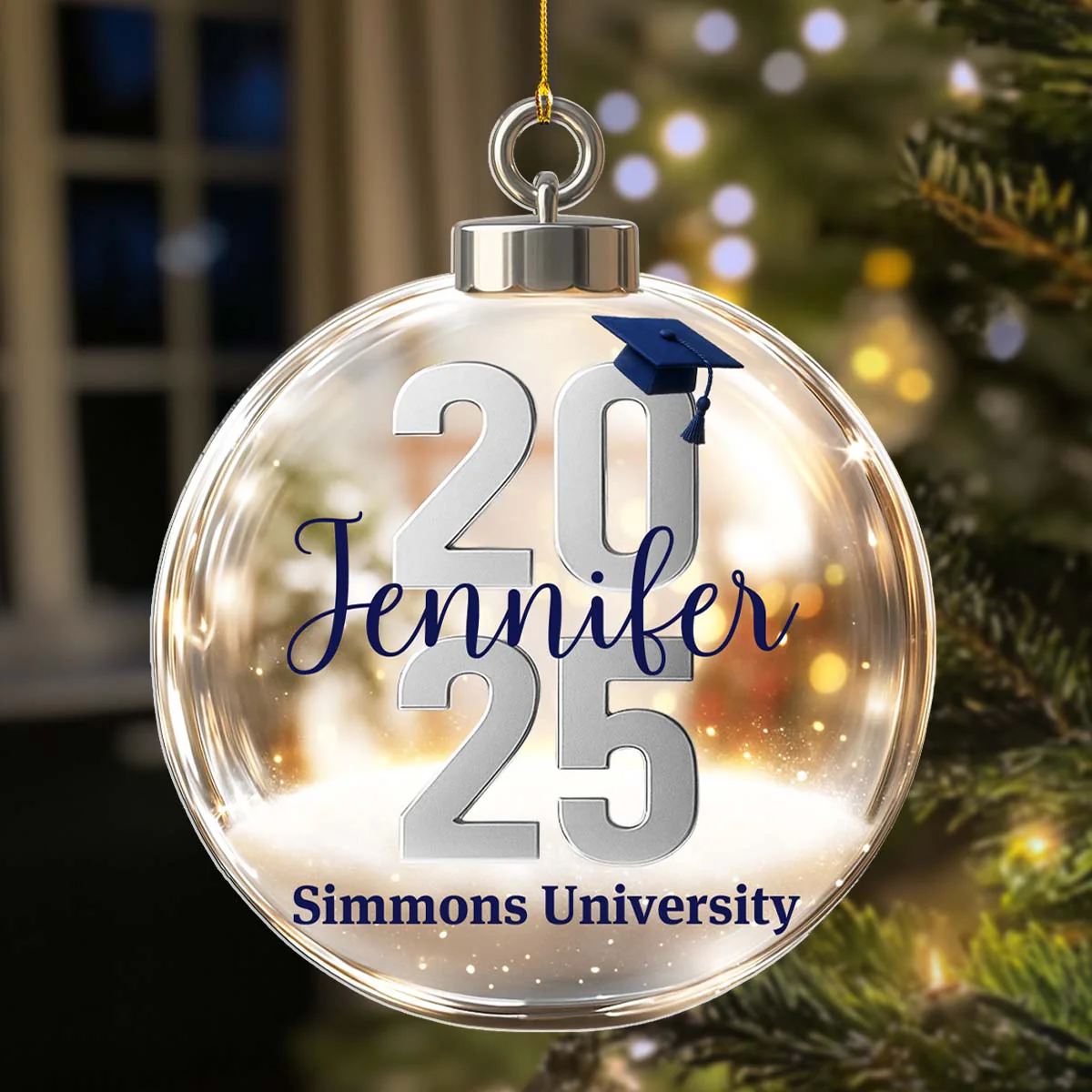 Diploma In Hand - Personalized Custom 3D Effect Acrylic Ornament - Image 4