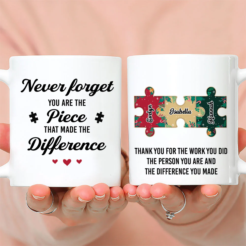 Do Not Forget You Are The Piece - Personalized Custom Coffee Mug - Image 2