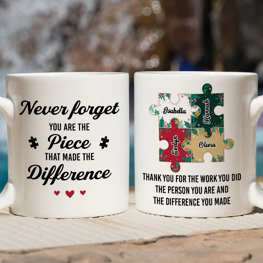 Do Not Forget You Are The Piece - Personalized Custom Coffee Mug - Image 3