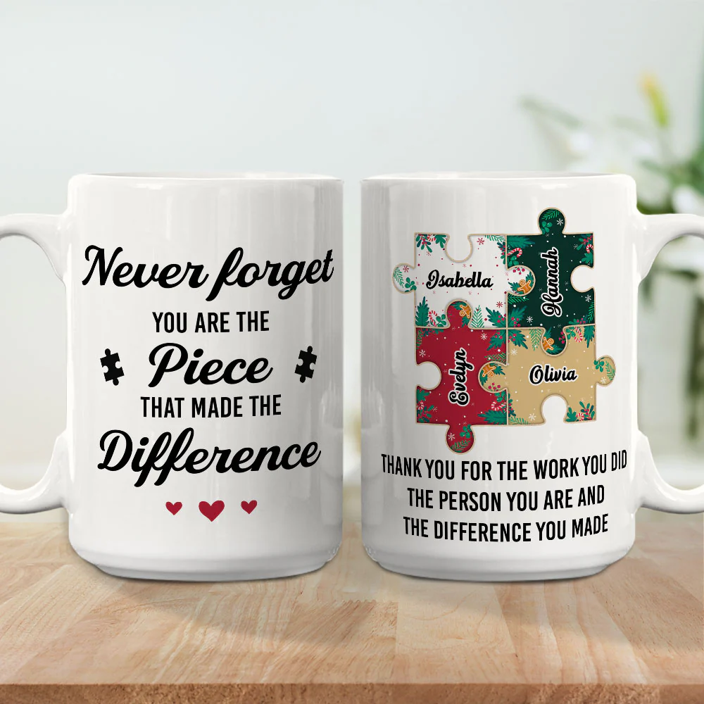 Do Not Forget You Are The Piece - Personalized Custom Coffee Mug - Image 4