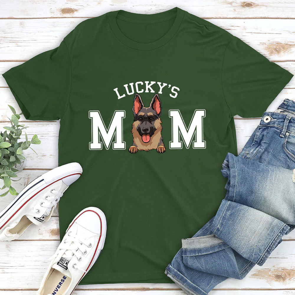 Dog Dad/Mom Basic - Personalized Custom Unisex T-shirt - Image 4