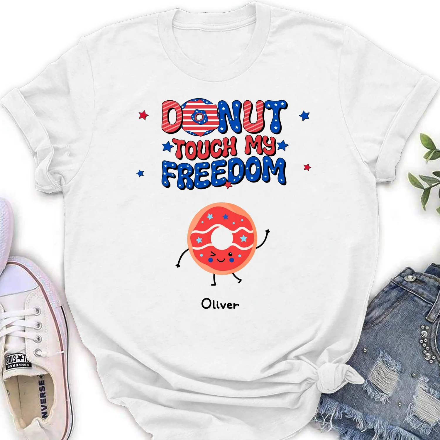 Donut Touch My Freedom - Personalized Custom Shirt - Image 13