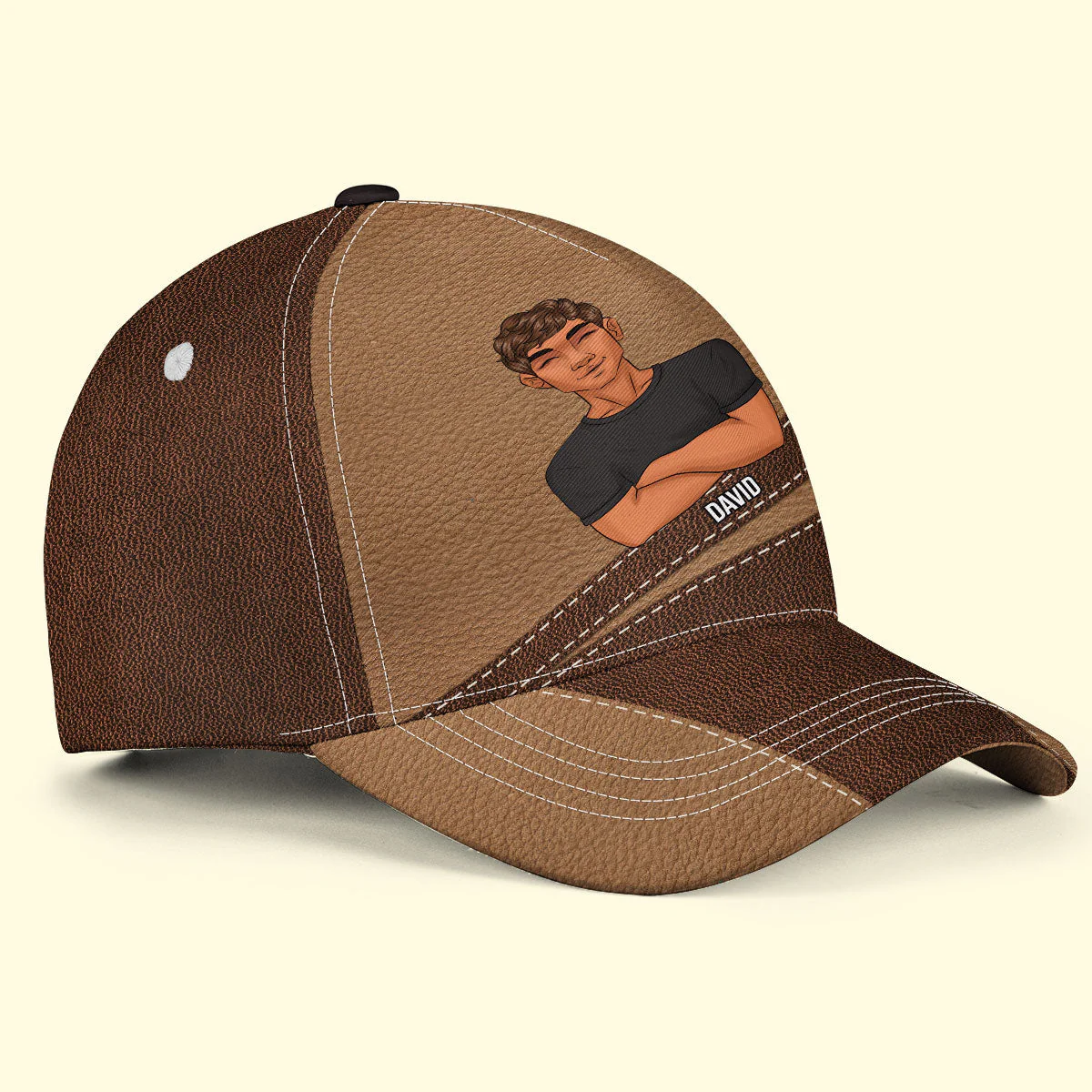 Dope Black Dad - Personalized Classic Cap - Image 5