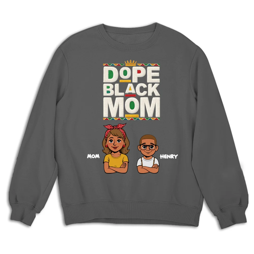 Dope Black Mom Black History Month - Personalized Custom Shirt - Image 14
