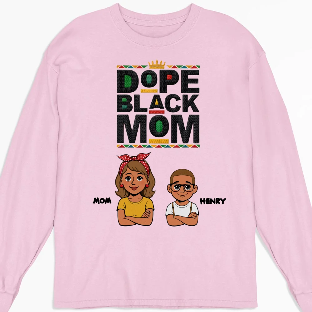 Dope Black Mom Black History Month - Personalized Custom Shirt - Image 25