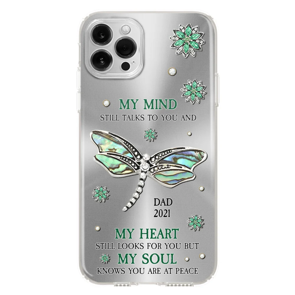 Dragonfly My Mind My Heart My Soul - Personalized Custom Phone Case - Image 13