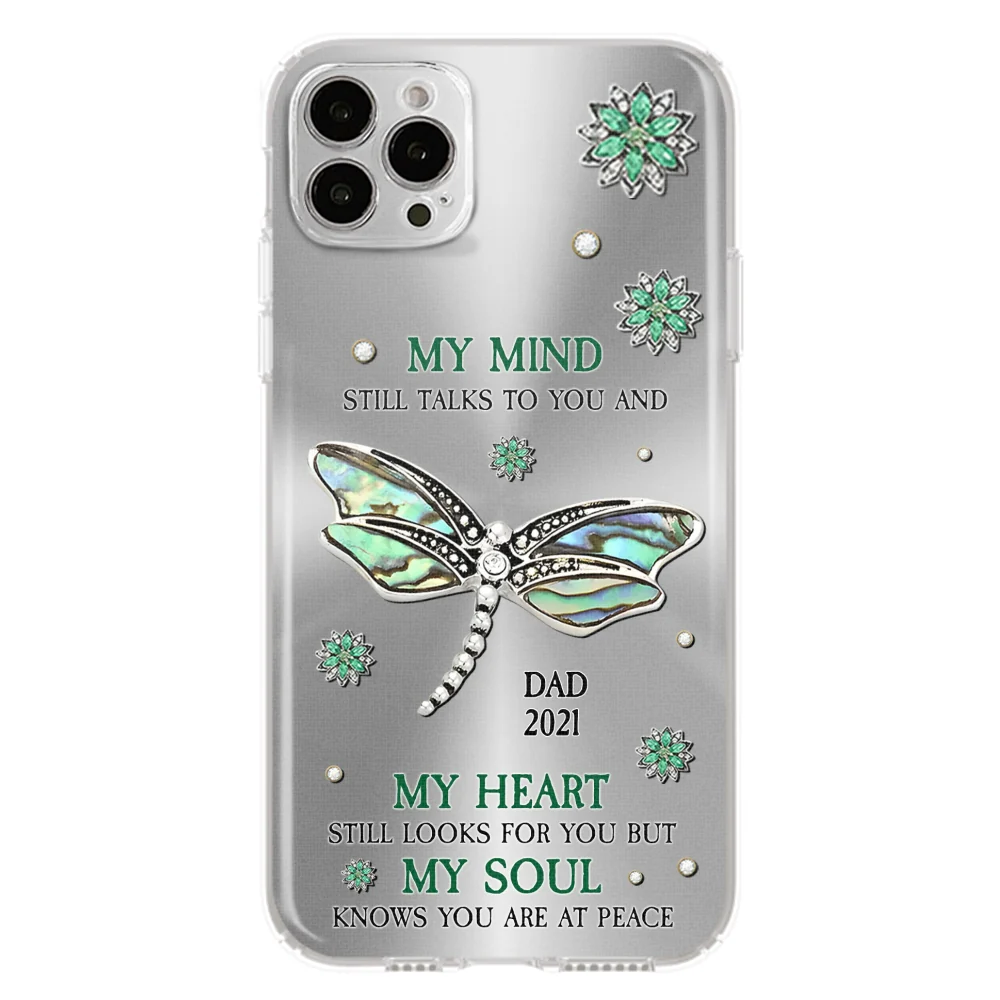 Dragonfly My Mind My Heart My Soul - Personalized Custom Phone Case - Image 16