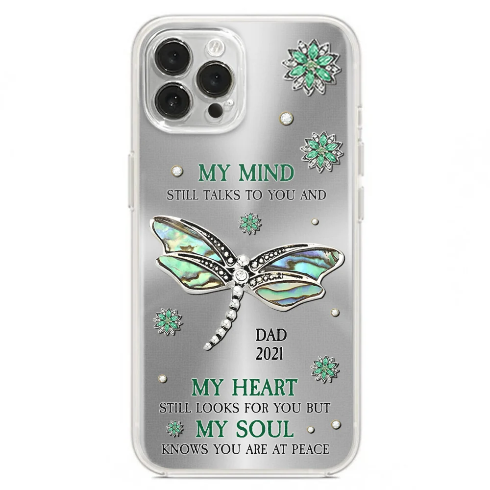 Dragonfly My Mind My Heart My Soul - Personalized Custom Phone Case - Image 19