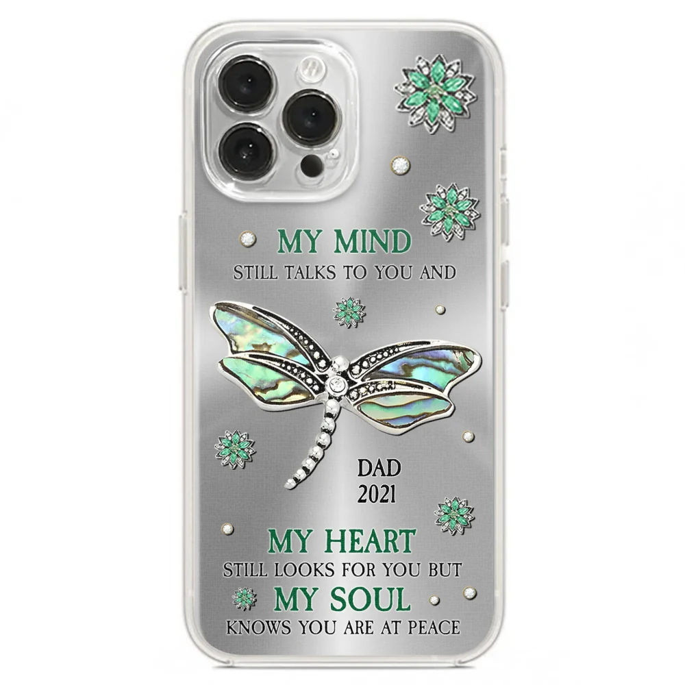 Dragonfly My Mind My Heart My Soul - Personalized Custom Phone Case - Image 20